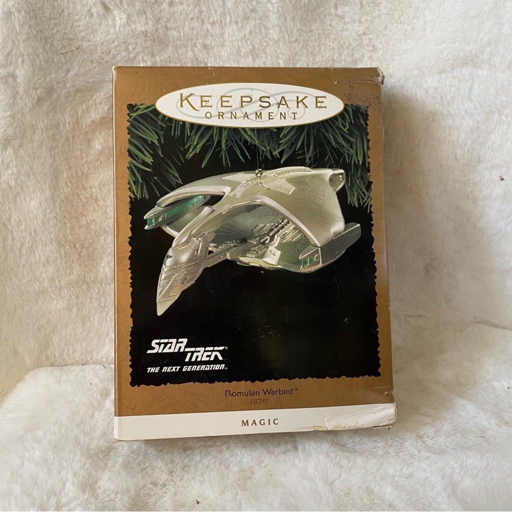 Romulan Warbird Ornament 1995 NWT
